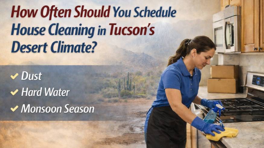 How Often Should You Schedule House Cleaning in Tucson’s Desert Climate?